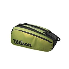 미국 윌슨 백팩 테니스백 WILSON Blade V8 Super Tour Tennis Racket Bag 9 Pack Green 1482315