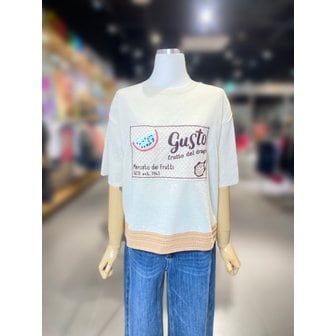 베네통 [여주점] 크로셰 블럭 과일 니트 (BAKPF6531)