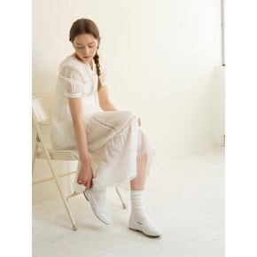 Porselli Leather Flat shoes_White