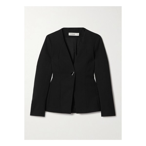 포옴 토시 코튼 울 혼방 트윌 블레이저 블랙 1647597340365824