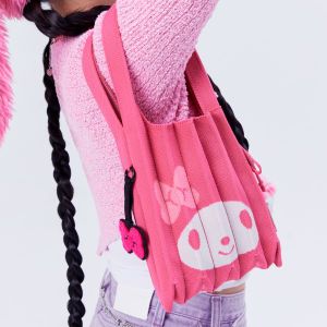 조셉앤스테이시 Lucky Pleats Knit S My Melody Pink Punch