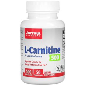 [해외직구] Jarrow 자로우 L-카르니틴 500mg 50베지캡슐