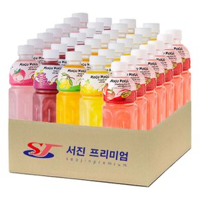 (서진프리미엄) 모구모구 5종혼합(리치+포도+망고+파인애플+딸기) 320mlx35ea