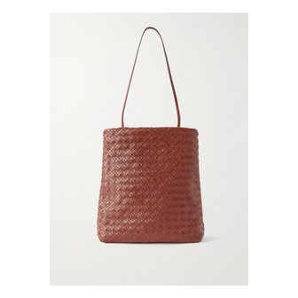 더로우 릴루 우븐 텍스처 가죽 숄더 백 브라운 1647597359753833