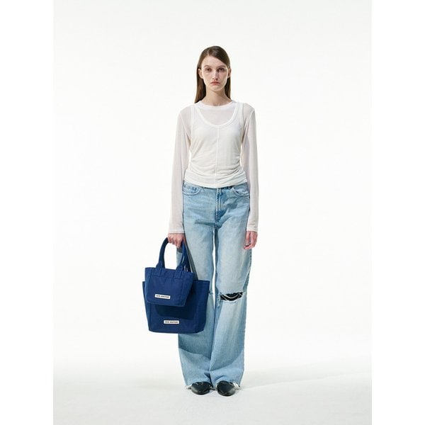 SHOPPER NYLON [NAVY]_MINI