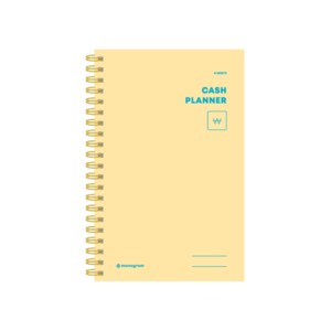  모노그램 monogram 캐시 플래너 cash planner 6개월 Fiesta Yellow 6.8 MG-36 [유진스토어]