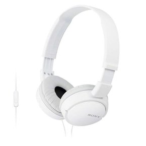 XB491L86소니 헤드폰 MDRZX110AP 화이트 블랙 이어폰