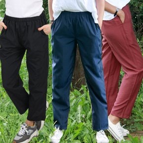 고무줄 바지 검진복 홈웨어 잠옷 밴딩 9부 VT01