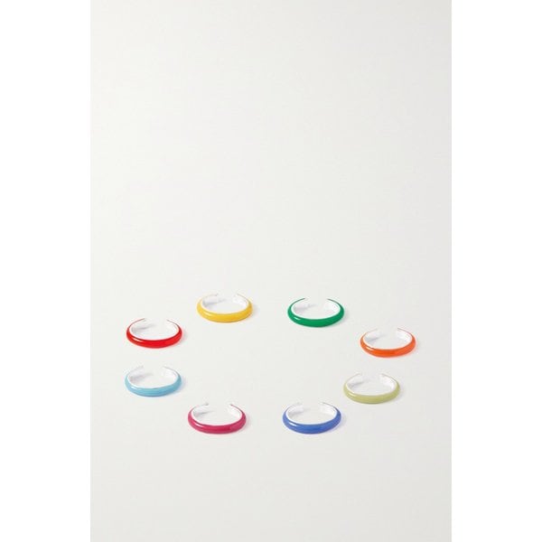 프라이 파워스 더 컴플리트 세트 유니콘 레인보우 에나멜 이어커프 8p 세트 13452677152984088