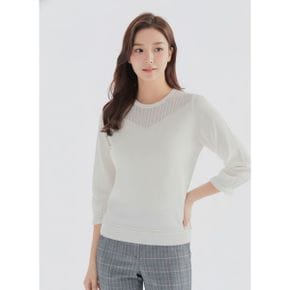 여성 상단 짜임 포인트 니트 ALSRL3111 102_P335691867