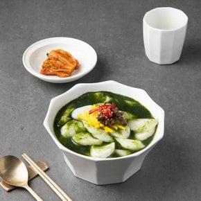 [청해명가][국산] 매생이 떡국 키트 (매생이+떡+다시팩) (436g)