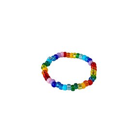 Rainbow Fine Color Beads Ring 비즈반지