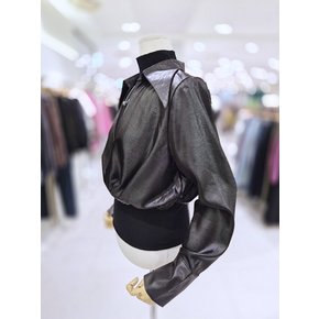 랩 스타일 빅카라 긴팔 블라우스 색상 택1 MN11BL002