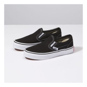 반스 반스 남녀공용 키즈 Slip-on 슬립온 (블랙) VN000ZBU6BT1