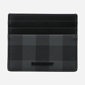 [시흥점] 6S 8112259 A8800 메탈 로고 체크 카드 케이스 차콜