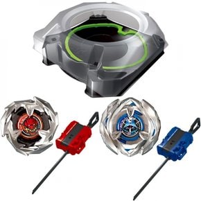 BEYBLADE X X BX-17 4-80B Ver. 3-60F Ver. 베이 블레이드 배틀 엔트리 세트 특별 컬러 마법사