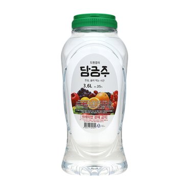  아름주가 도원결의 담금주 35도 3600ml 무감미 쌀증류원액