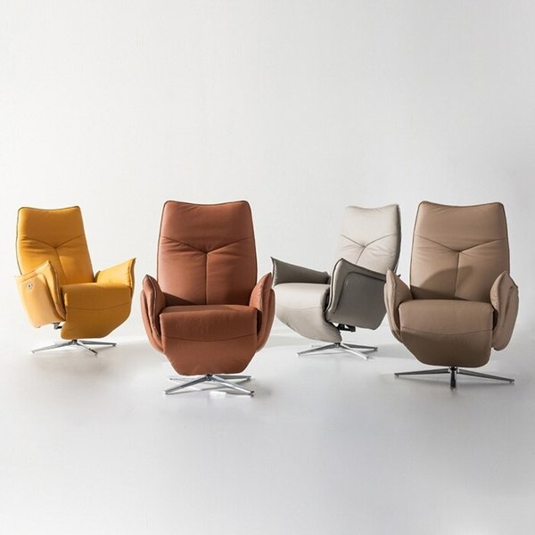 VIP클래스 전동1인 2모터 천연면피 소가죽 리클라이너소파 KC4111 (수도권무배)