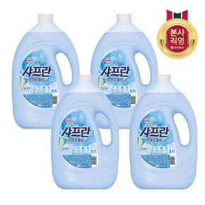 샤프란 프레쉬 블루 3.1L 용기 x 4개[33601540]