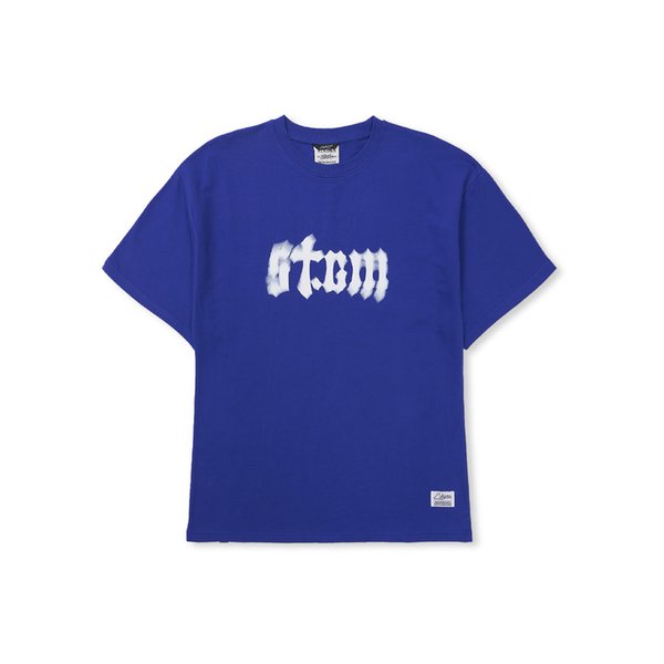 Blur STGM Semi-oversized T-shirts Blue