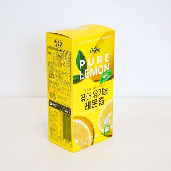 [천호앤케어]유기농 퓨어 레몬즙 100 (20g x 15포) x 3Box