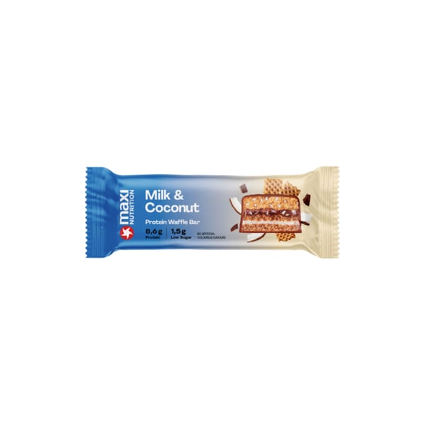 맥시뉴트리션 MaxiNutrition 프로틴 와플 바 밀크 & 코코넛 40g