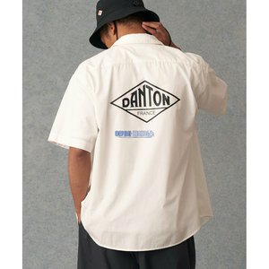  단톤 DANTON 남성 백 로고 반팔 워크 셔츠 4컬러 DT-B0226TCR