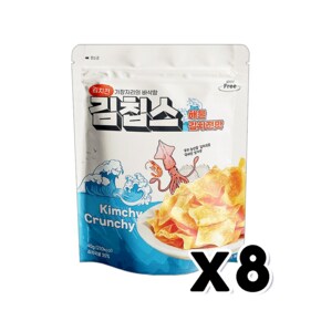 김칩스 해물김치전맛 안주스낵 40g x 8개