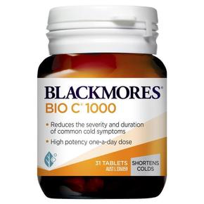 호주직구 Blackmores 블랙모어스 바이오C 1000mg 비타민C 31정