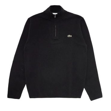 라코스테 14 Zip Wool Sweater AH1953031 터틀넥 짚 울 스웨터 반집업