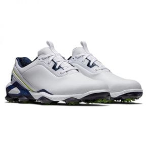 [해외] 1049698 남성 골프화 풋조이 Tour Alpha Golf Shoes - White/Navy/Lime