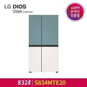 DIOS 오브제컬렉션 양문형 냉장고(원매직) S834MTE20
