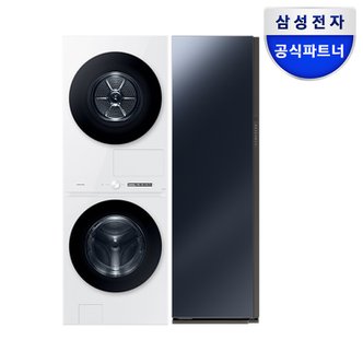 삼성 전자 비스포크 그랑데 AI 원바디 TOP-FIT(25kg+17kg)+에어드레서 WF2517HDWWD+DF10B9500CS