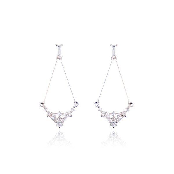 Luminous Chandelier Long [루미너스 샹들리에 롱 귀걸이_ 실버]