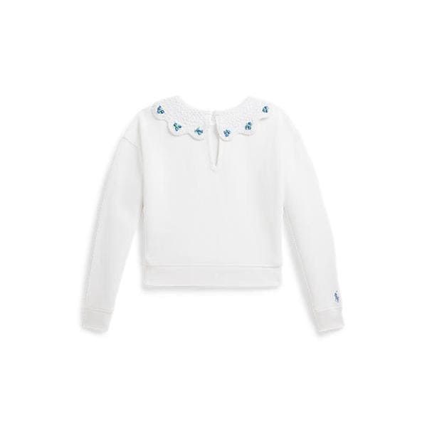 폴로 키즈 여아 2-6세 칼라 프렌치 테리 스웨트셔츠(CWPOKNIR8020599100)