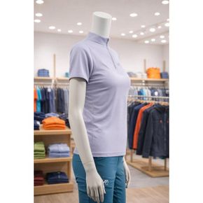 여성 LD 세인트 반팔 집업 티셔츠851_P421446874