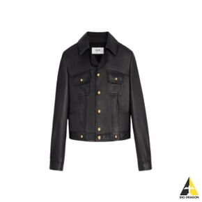 셀린느 BLOUSON CROP LEATHER JACKET (2EG36305Q 38NO) (블루종 크롭 레더 자켓)