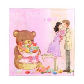 냅킨공예 곰