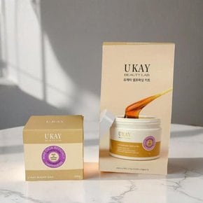 임산부 제모 크림 브라질리언 다리털 종아리 셀프 왁싱 키트 슈가링 재료 130g 1+1