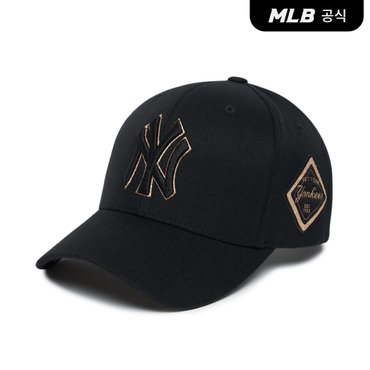 MLB [코리아공식]다이아몬드 스트럭쳐 볼캡 NY (Gold)