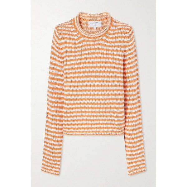 라 리뉴 미니 마리나 스트라이프 코튼 스웨터 46376663163013200