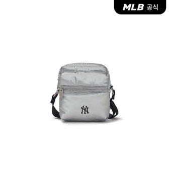 MLB [코리아공식]베이직 럭슬레저 크로스백 NY (Silver)