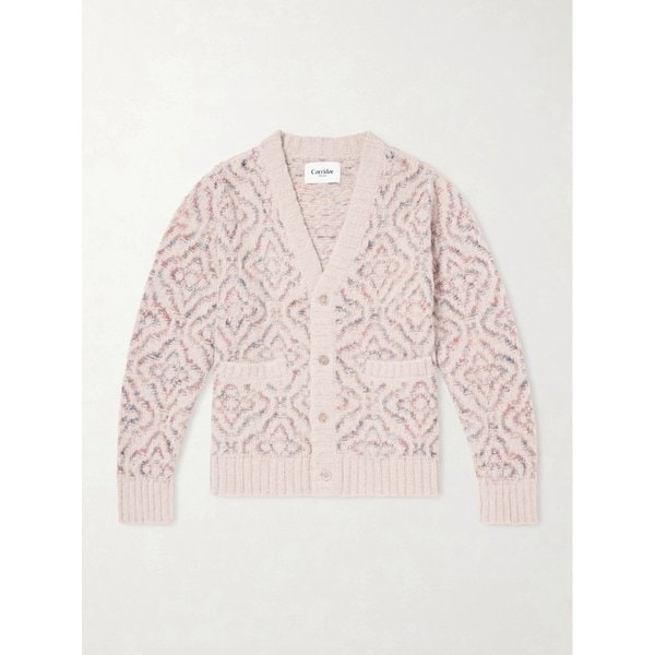 코리더 소마틱 스페이스 다이 알파카 블렌드 가디건 46376663162939630