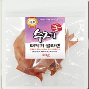 펫스토리 수제 돼지귀 40g 강아지 애견 반려견 간식