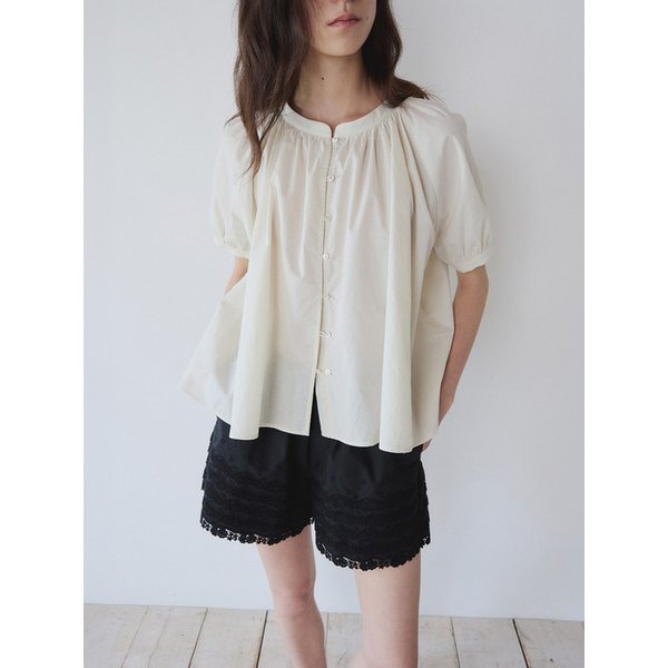 DRAPE RAGLAN BLOUSE, LIGHT BEIGE