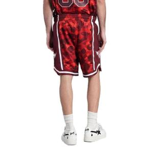 A BATHING APE 사이드 스트라이프 ABC 카모 스타 쇼츠 001SPM301307M RED TP98001