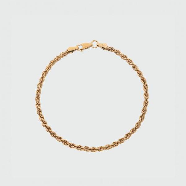 아우리 주얼리 팔찌 B2264 Alhambra Gold Vermeil Rope Bracelet