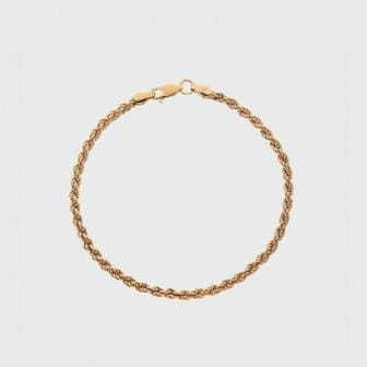  아우리 주얼리 팔찌 B2264 Alhambra Gold Vermeil Rope Bracelet