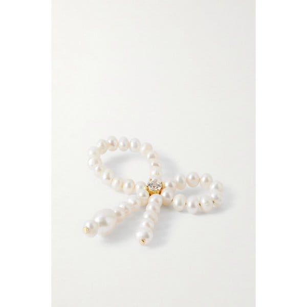 컴플리티드워크 골드 베르메이유 진주 큐빅 지르코니아 반지 46376663162959191