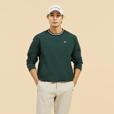 챌린저 남성 에센셜 라운드넥 맨투맨 윈드브레이커 우븐탑